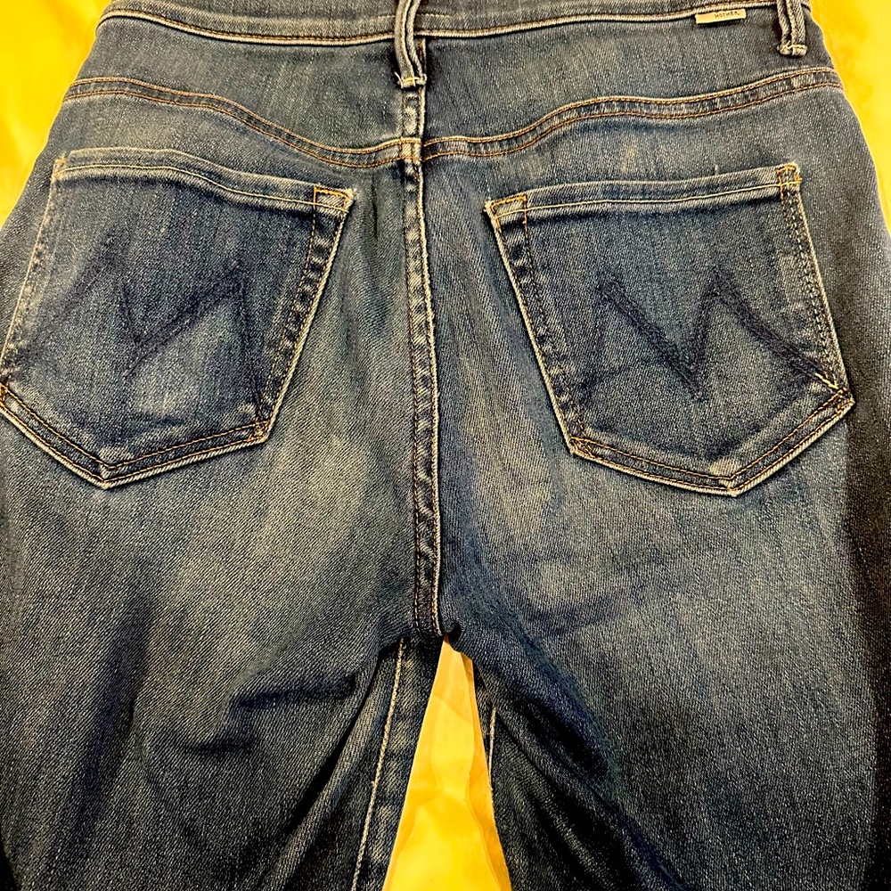 Mother Insider Crop Step Fray - sweet and sassy - size 27